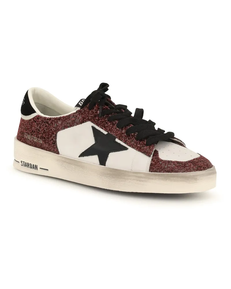 Golden Goose Women's Stardan Sneakers Milk-Bordeaux-Black Milk/bordeaux/black Multicolor