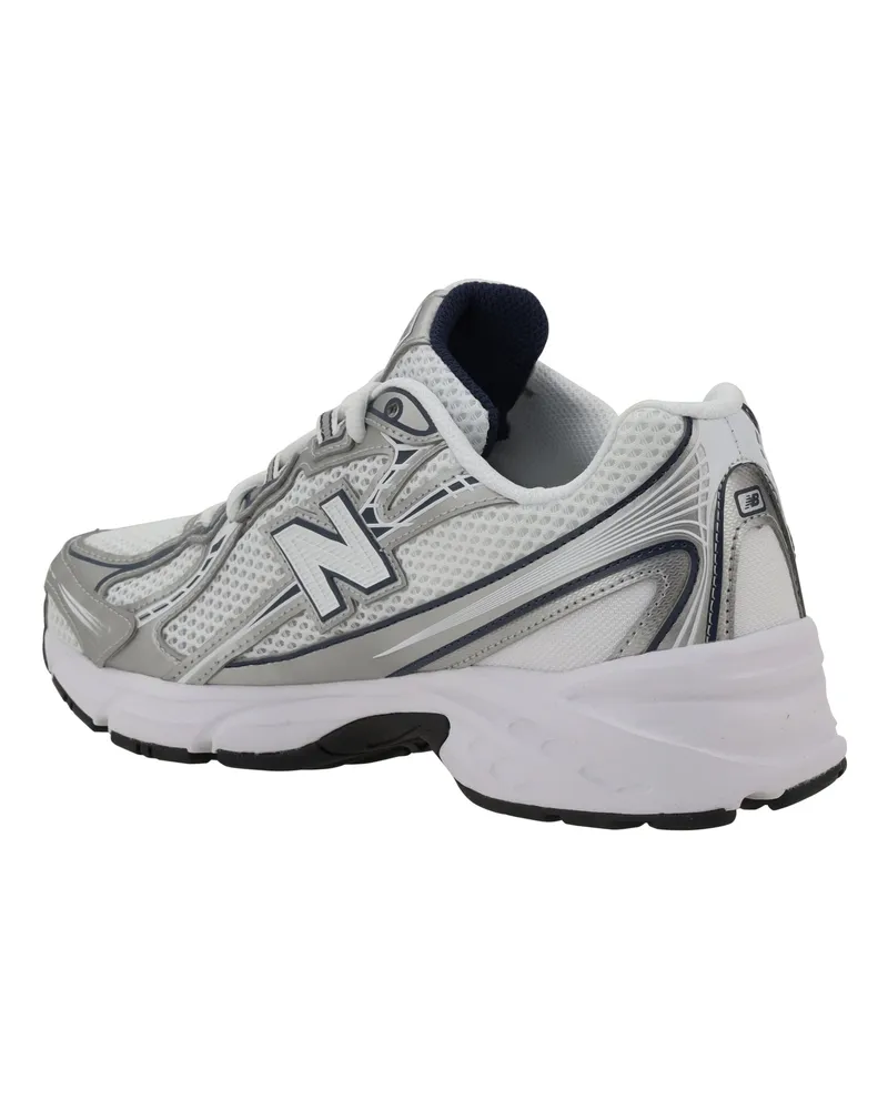 New Balance Unisex Sneakers 740 White-Silver-Navy Upper: Fabric Trainers White/silver/navy White