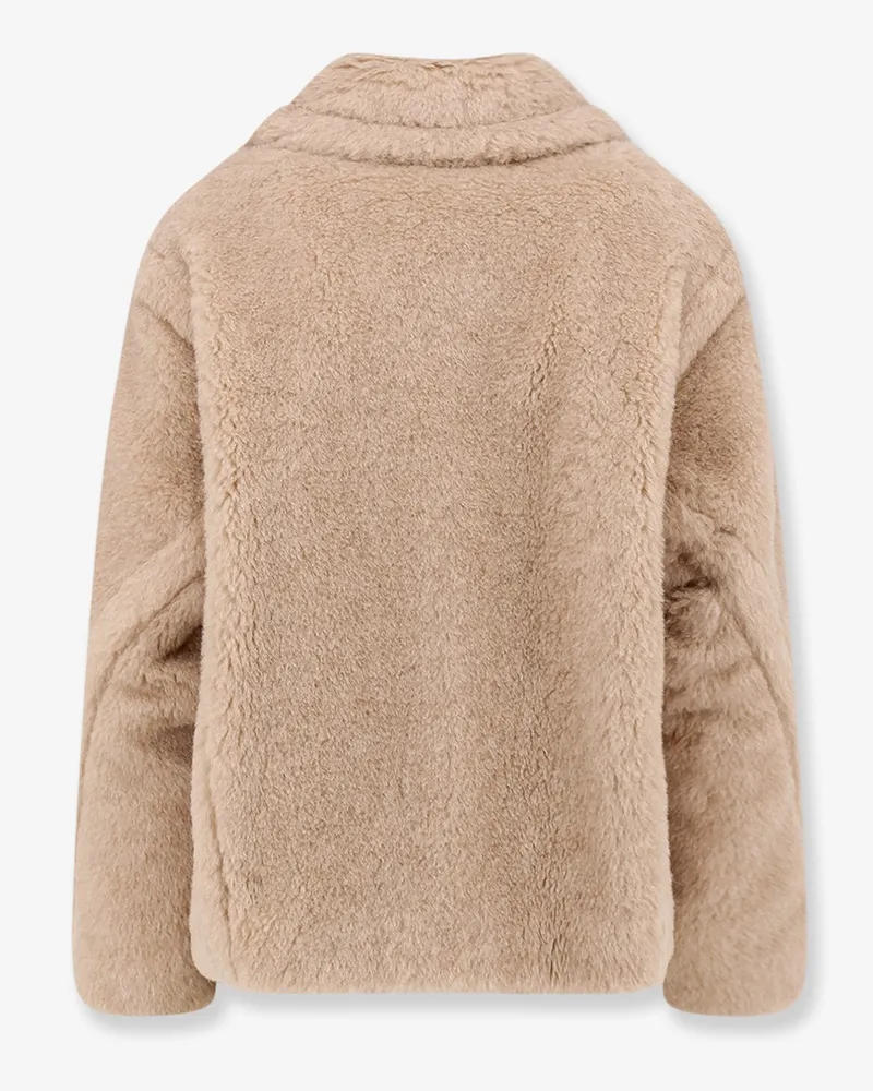 Max Mara Women's Jacket Mxmtritone Alpaca, Wool & Silk Beige Beige