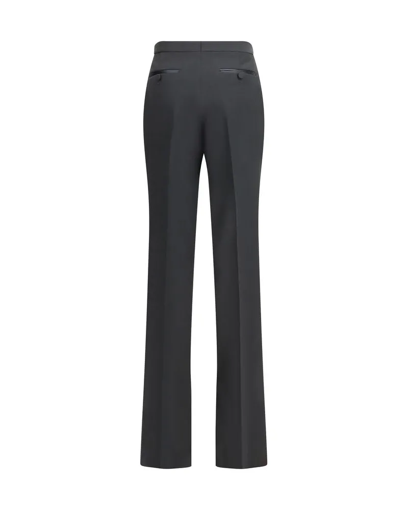 Tom Ford Women Black Wool Dress Pants Black