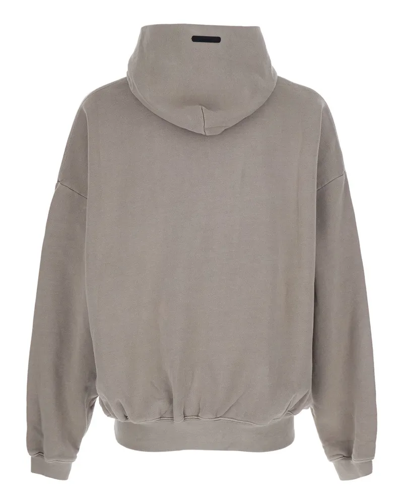 Fear of God Men's Hoodie Training Essentials Grey Cotton Sweatshirts Sweater Gray