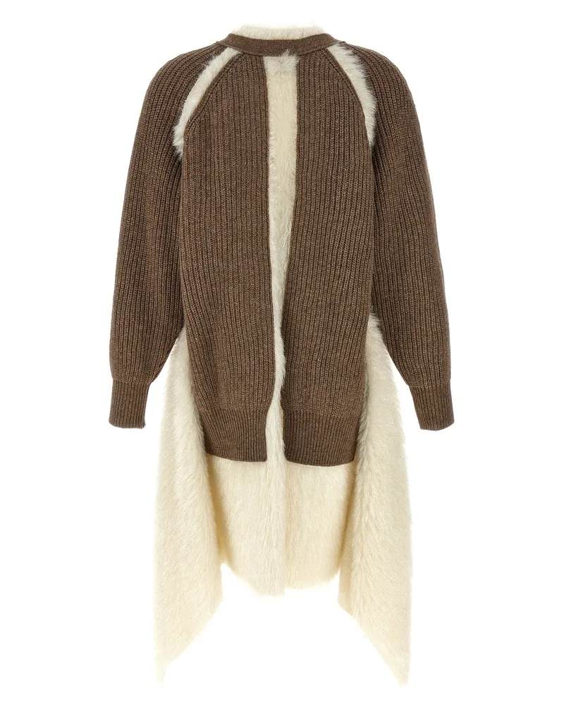 Undercover Women's Brown Wool Cardigan Clothing Brown