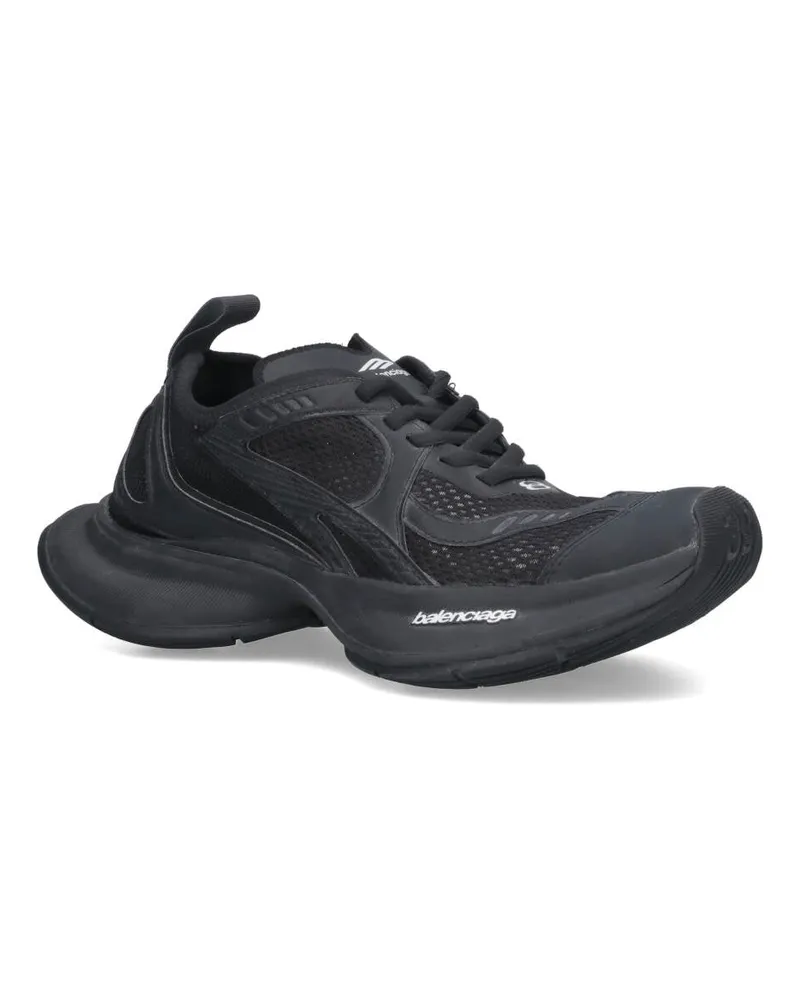 Balenciaga Women's Sneakers Black Polyester Black