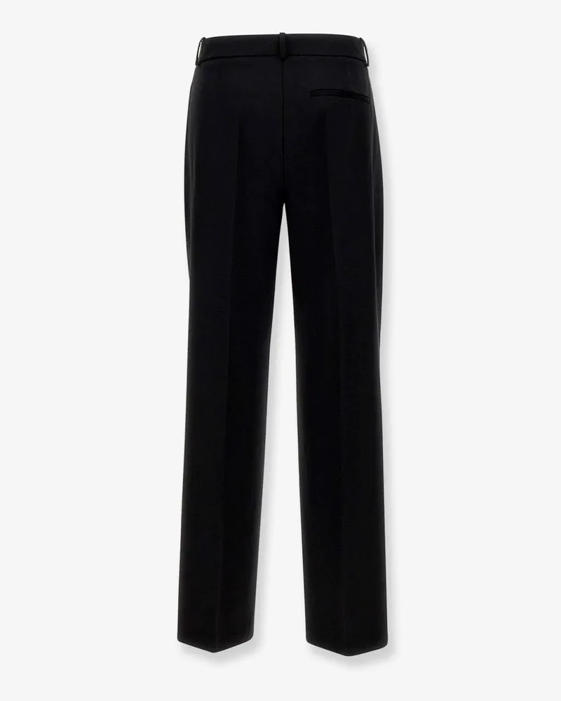 HUGO BOSS Women's Trousers Tilda9 Virgin Wool Black Black