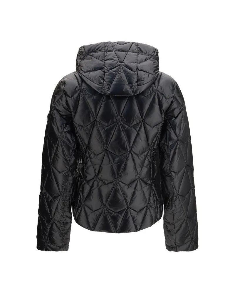 Moose Knuckles Quilted Goose Down Down Jacket — Black Black