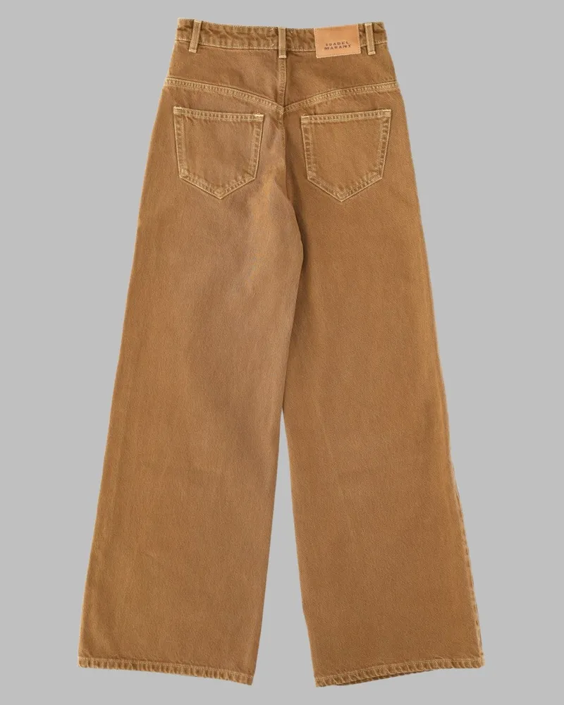 Isabel Marant Lemony Jeans — Brown Brown