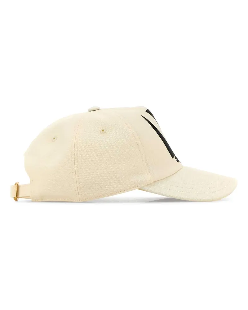 Valentino Garavani 6y2hda41wgj 0an Avorionero Cotton Cappelli Hat Beige