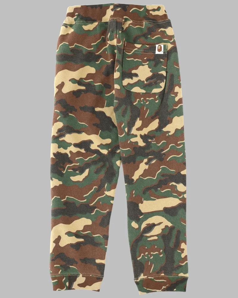 BAPE Shark Print Jogger Trousers — Green Green
