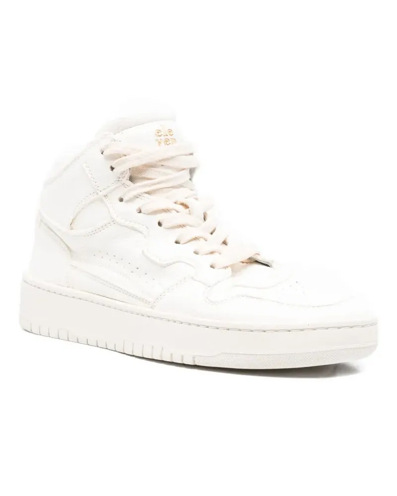 Eleventy Women's Leather High-Top Sneakers Aw25 W White