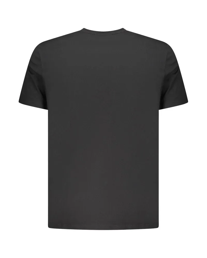 Calvin Klein Cotton Crew Neck T-Shirt — Black Black