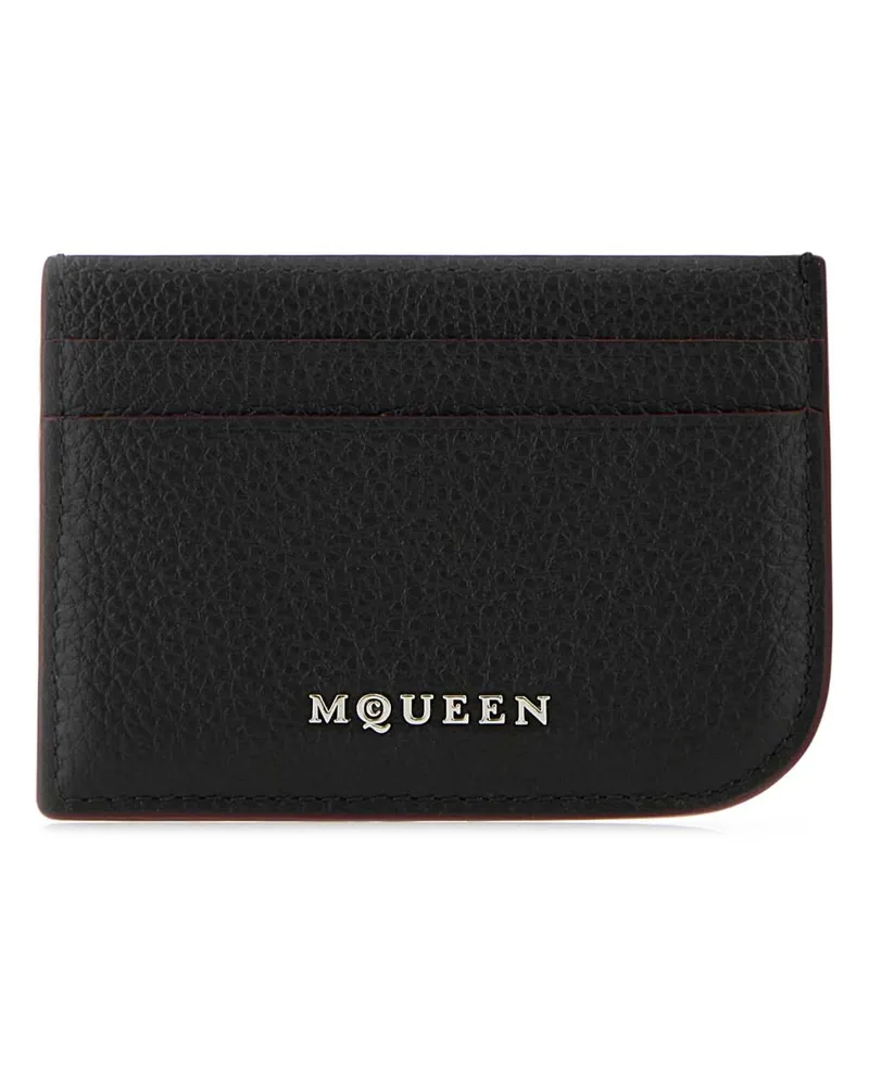 Alexander McQueen Sling Card Case — Black Black