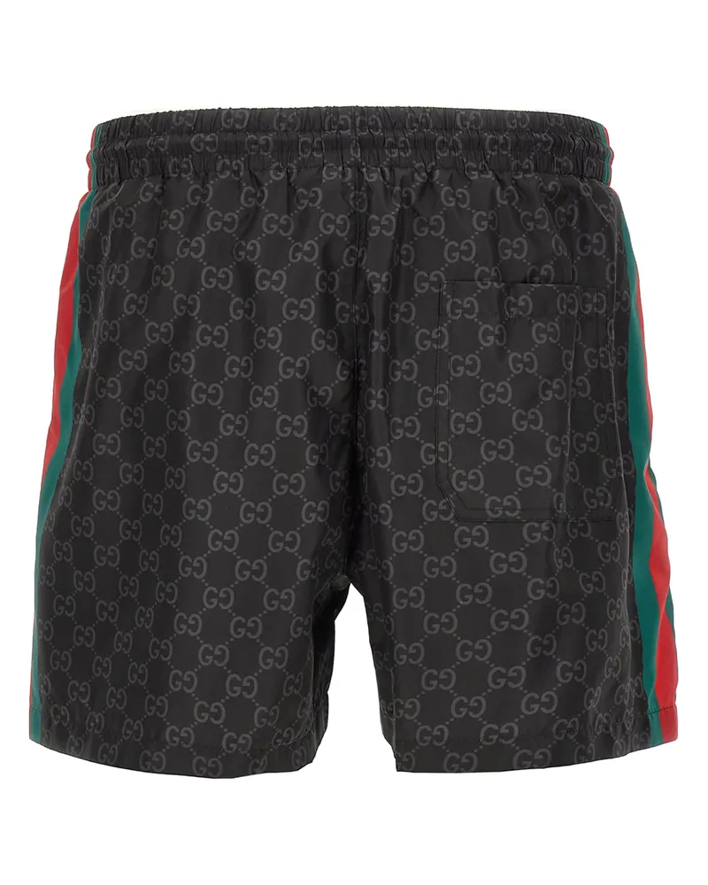 Gucci Men's Black Polyamide Shorts Black