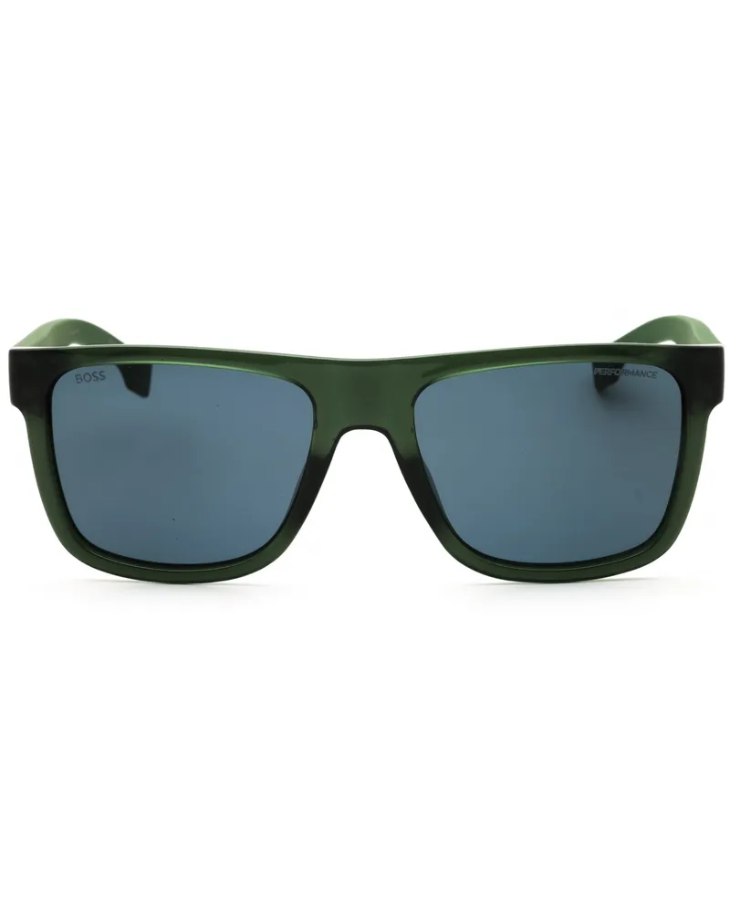 HUGO BOSS Men's 1647-S Sunglasses Green Green