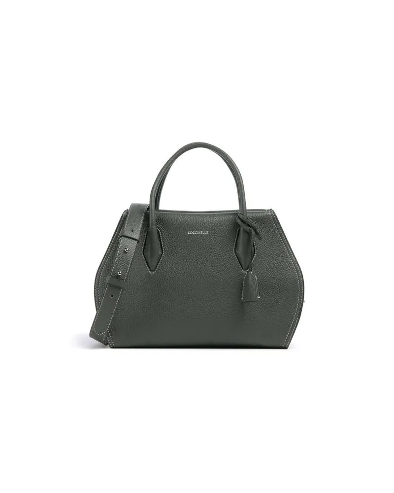 Coccinelle Women's Handbag Alga Cowhide Bags - Handbags Green