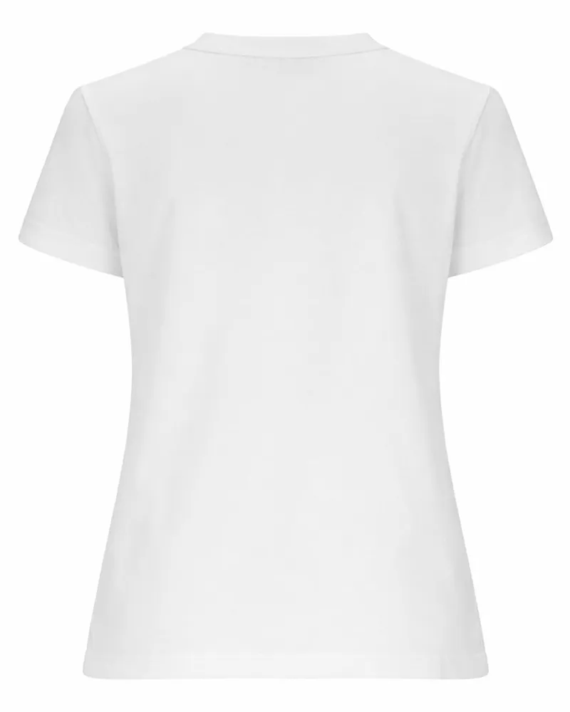 MSGM Logo-Print T-Shirt — White White
