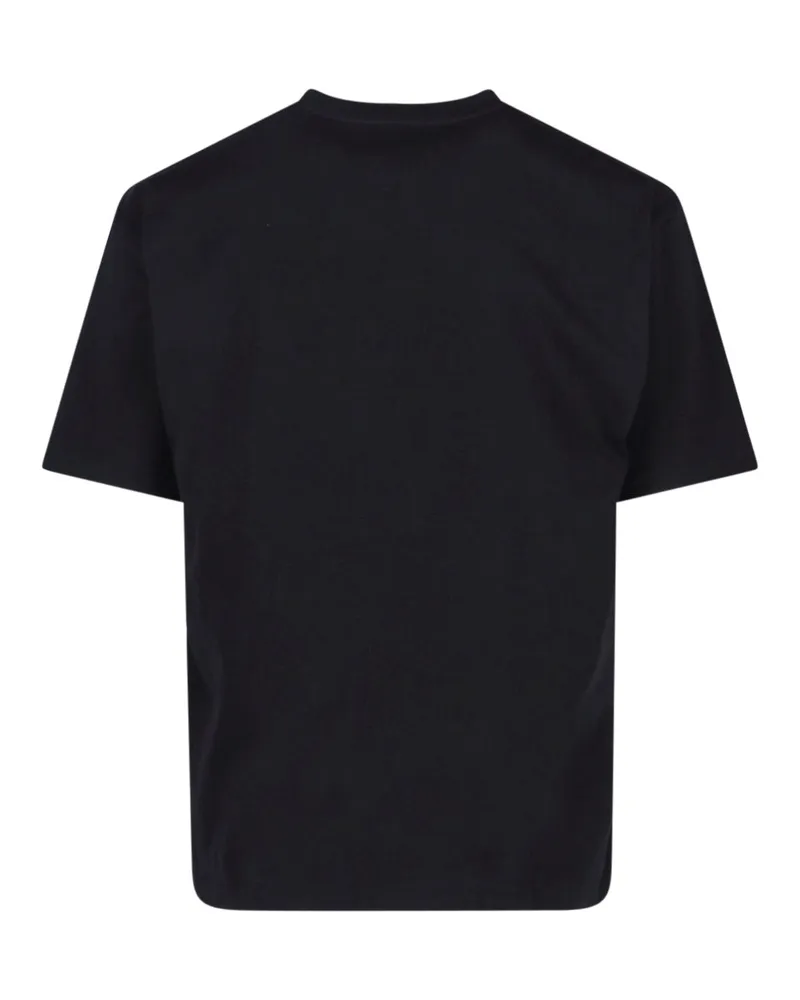 Valentino Garavani Men's T-Shirts And Polos Black Cotton Black