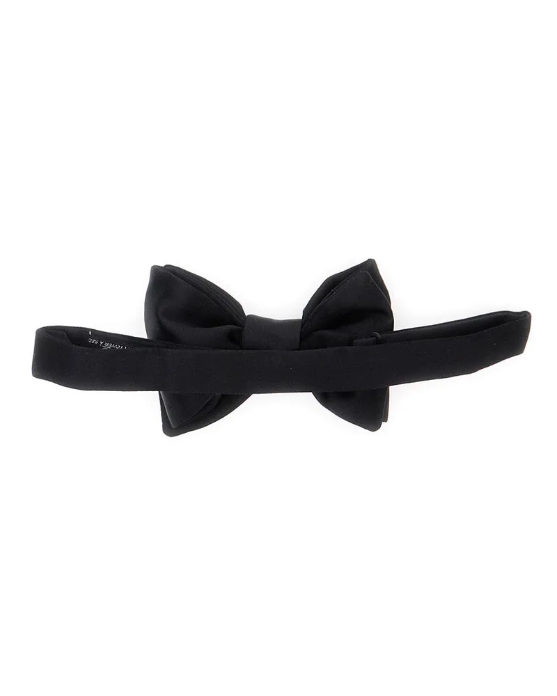 Tom Ford Men's Bow Tie Black Silk Ties Black
