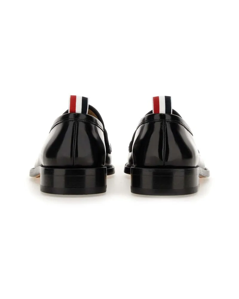 Thom Browne Calf Leather Loafer — Black Black