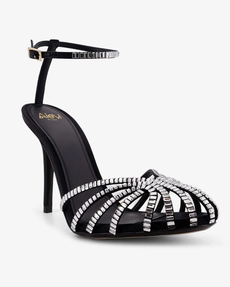 Alevì Women's Sandals Penelope Black Synthetic Fabric Black