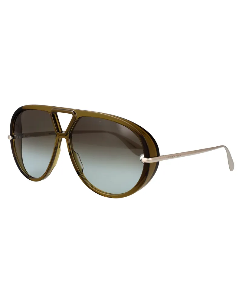 Bottega Veneta Unisex Sunglasses Bv1274s Brown Acetate Brown
