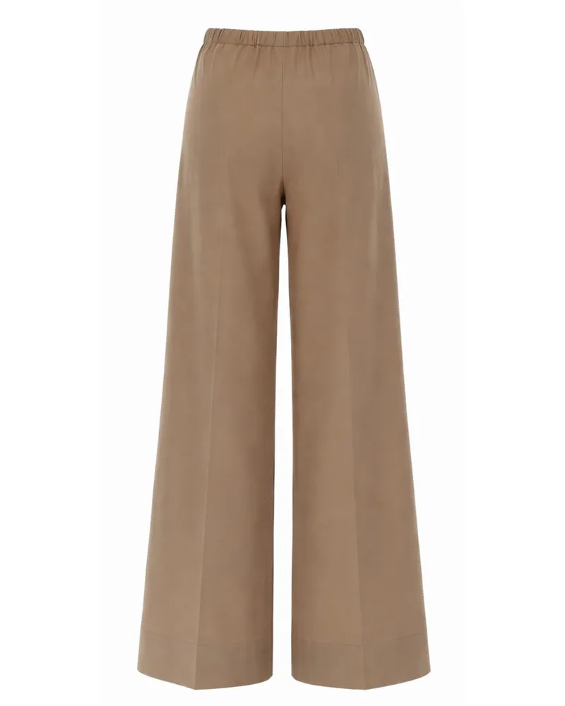 Moncler Sartorial Cotton Trousers — Beige Beige