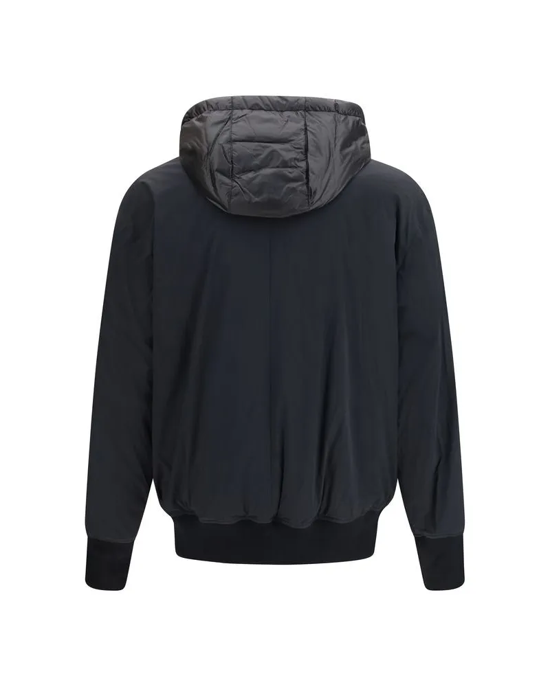Moose Knuckles Men's Black Nylon Bomber Clothing Black