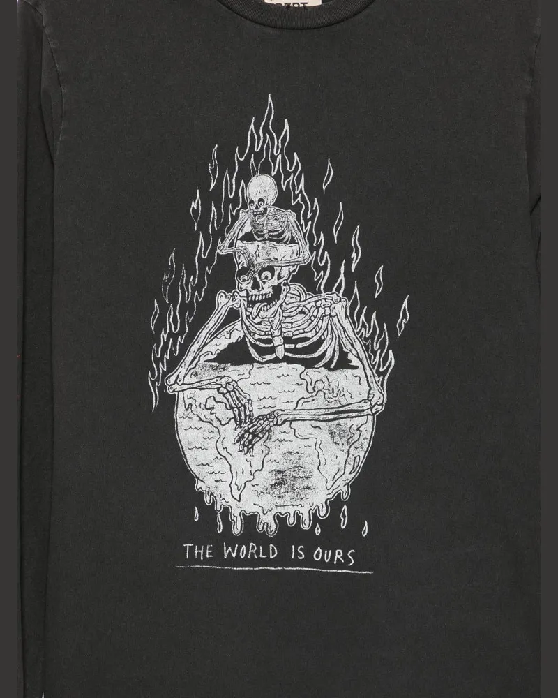 GALLERY DEPT. Men's T-Shirt Black Cotton T-Shirts And Polos Black
