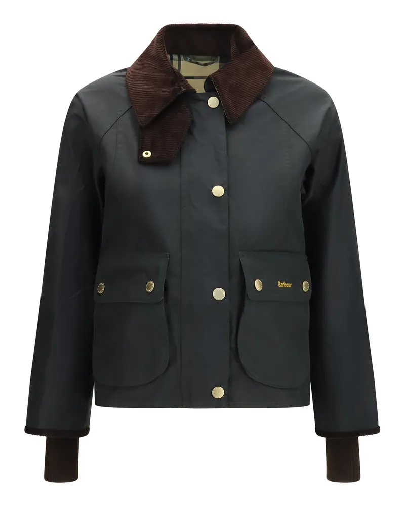 Barbour Women's Waxed Jacket Beadnell Sage-Ancient Cotton Puffer Sage/ancient Green