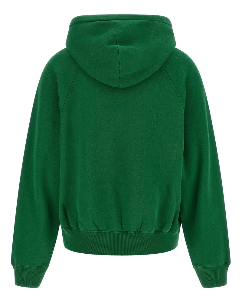 Ralph Lauren Pony-Embroidered Cotton Blend Hoodie — Green Green