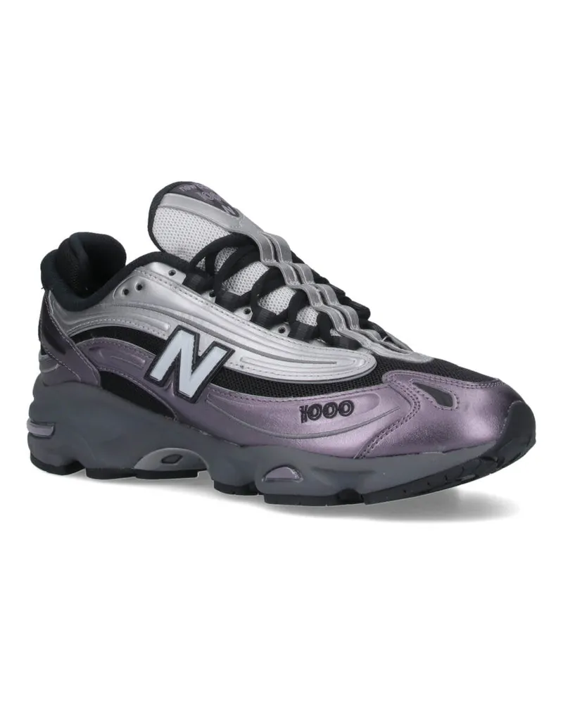 New Balance Unisex Sneakers Grey Synthetic Purple