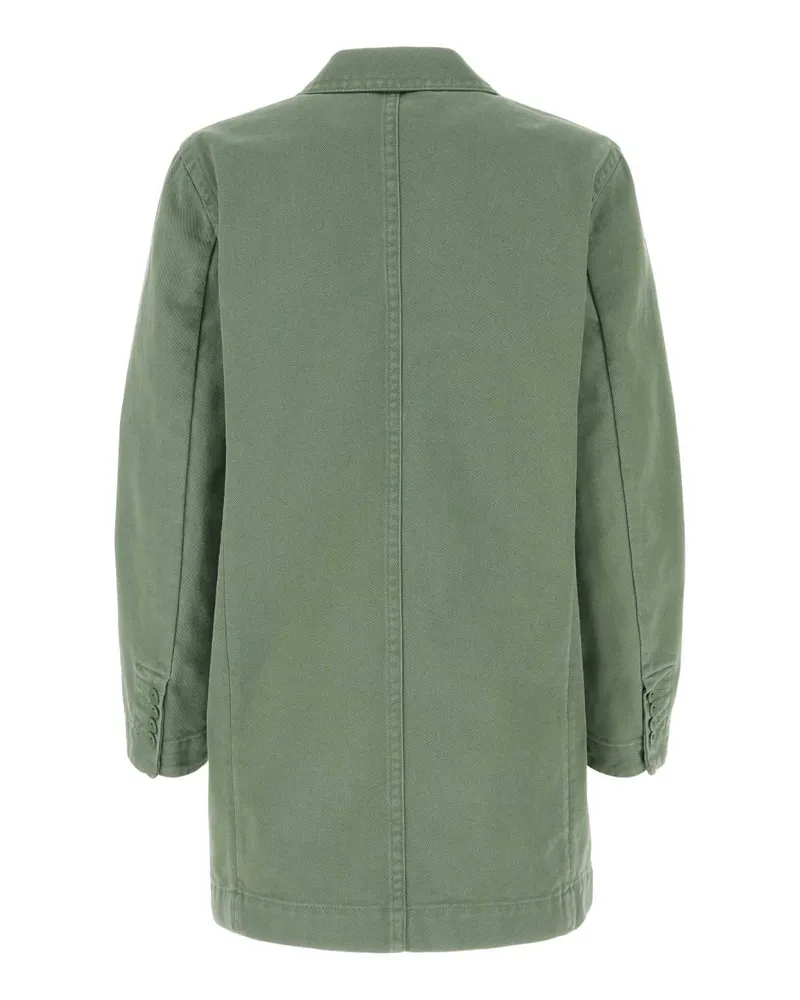 Max Mara Verde Exterior: Cotton Giacche E Gilet Jacket Green