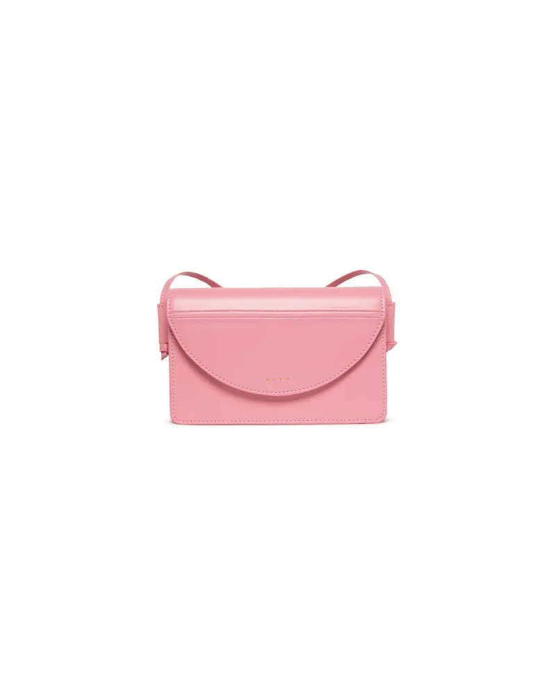 Marni Girls' Shoulder Bag Gab Pink Polyester Pink