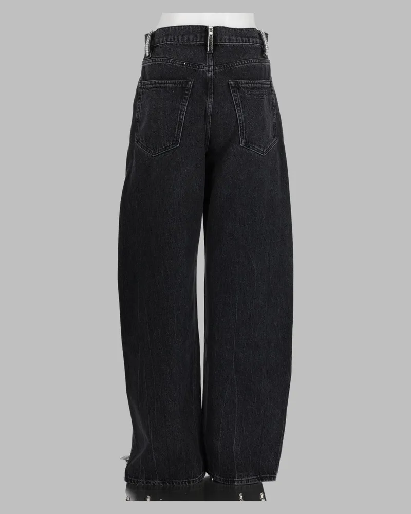 Alexander Wang Relaxed Mid-Rise Jeans — Gray Gray