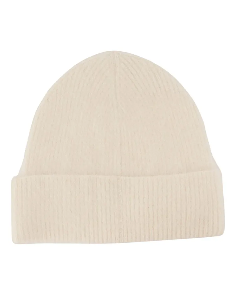 Isabel Marant Women's Peeta Beanie –  Wool Ivory Accessories - Hats Beige