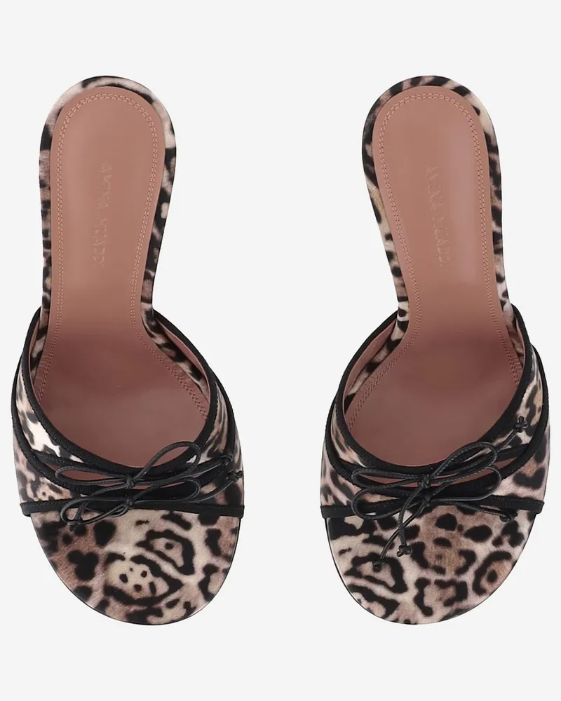 Amina Muaddi Women's Sandals Eleonora Multi Silk Multicolor
