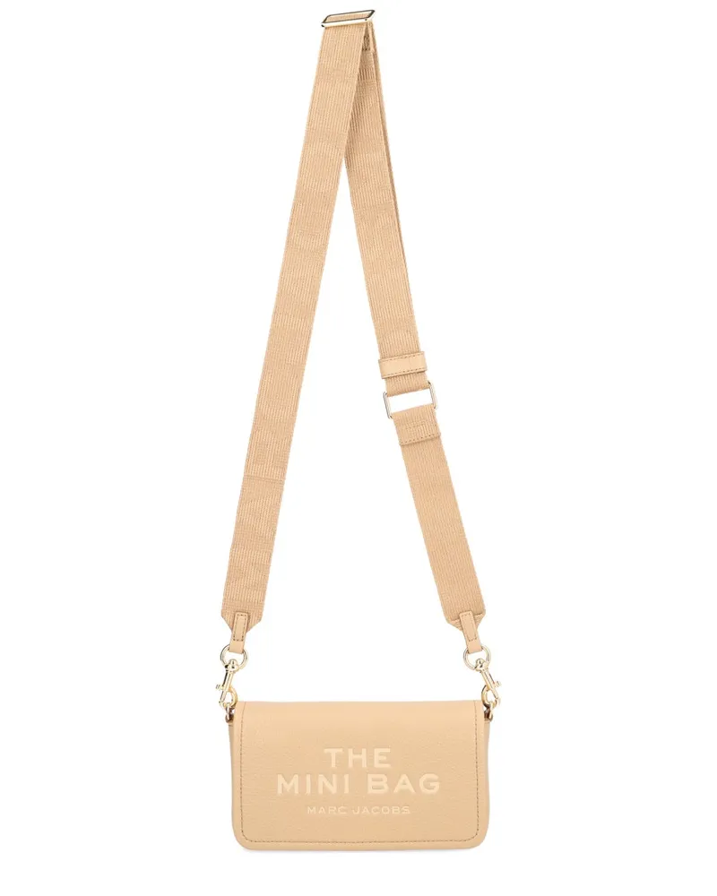 Marc Jacobs Women's Shoulder Bag The Mini Beige Leather Cow Beige