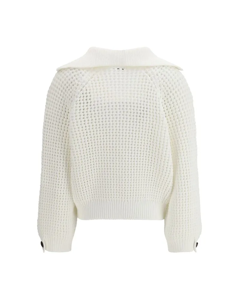 Brunello Cucinelli Women White Cotton Sweatshirt Clothing White