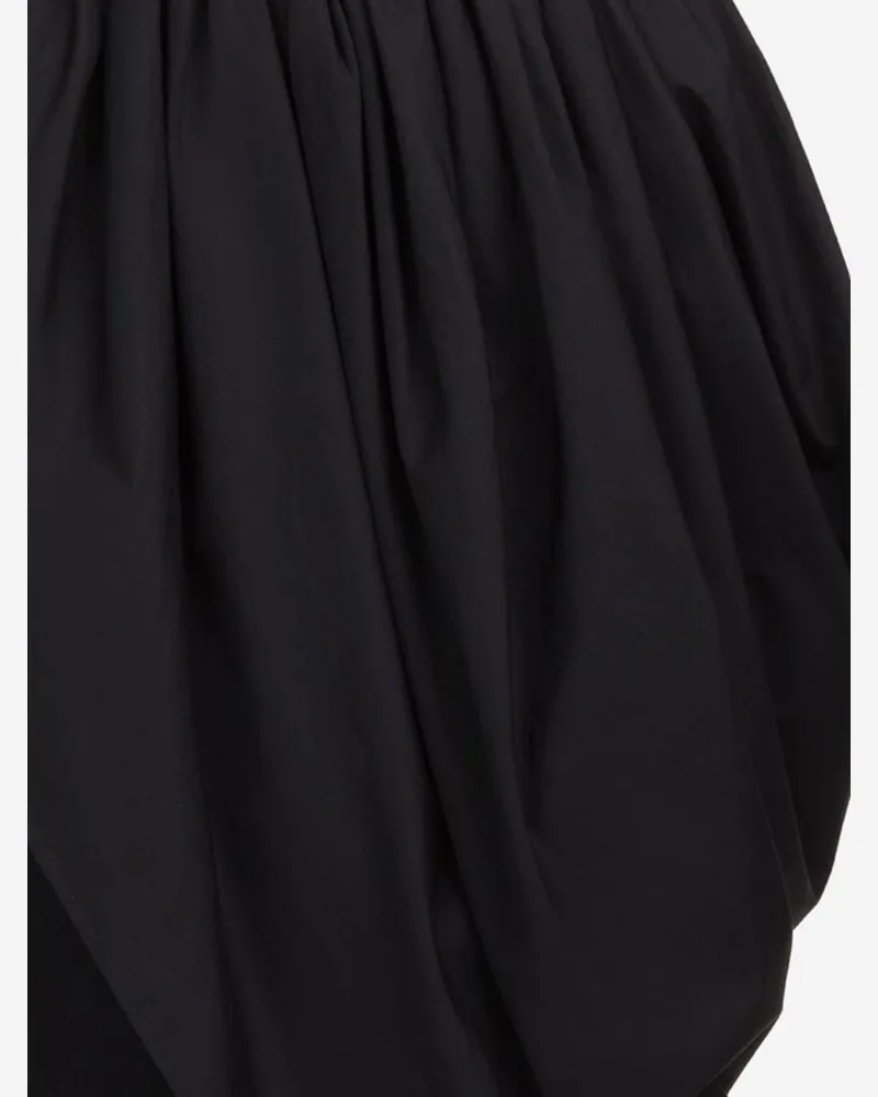 Chloé Women's Skirt Cotton Poplin Wrap Black Black