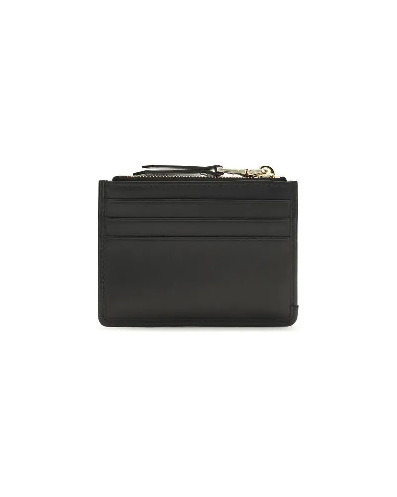 Miu Miu Women's Black Lamb Ovis Aries Wallet Black