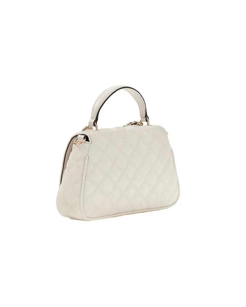 Guess Women's Crossbody Bag Off White Polyurethane - Crossbody-Bags White