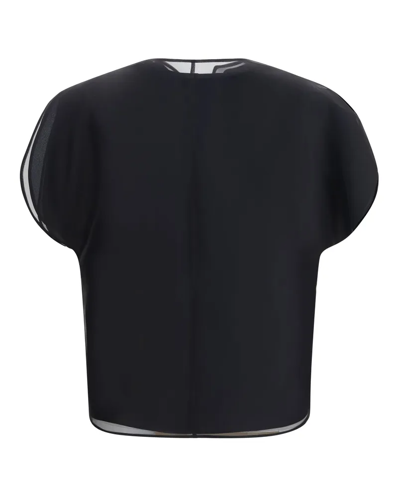 KHAITE Briar Blouse — Black Black