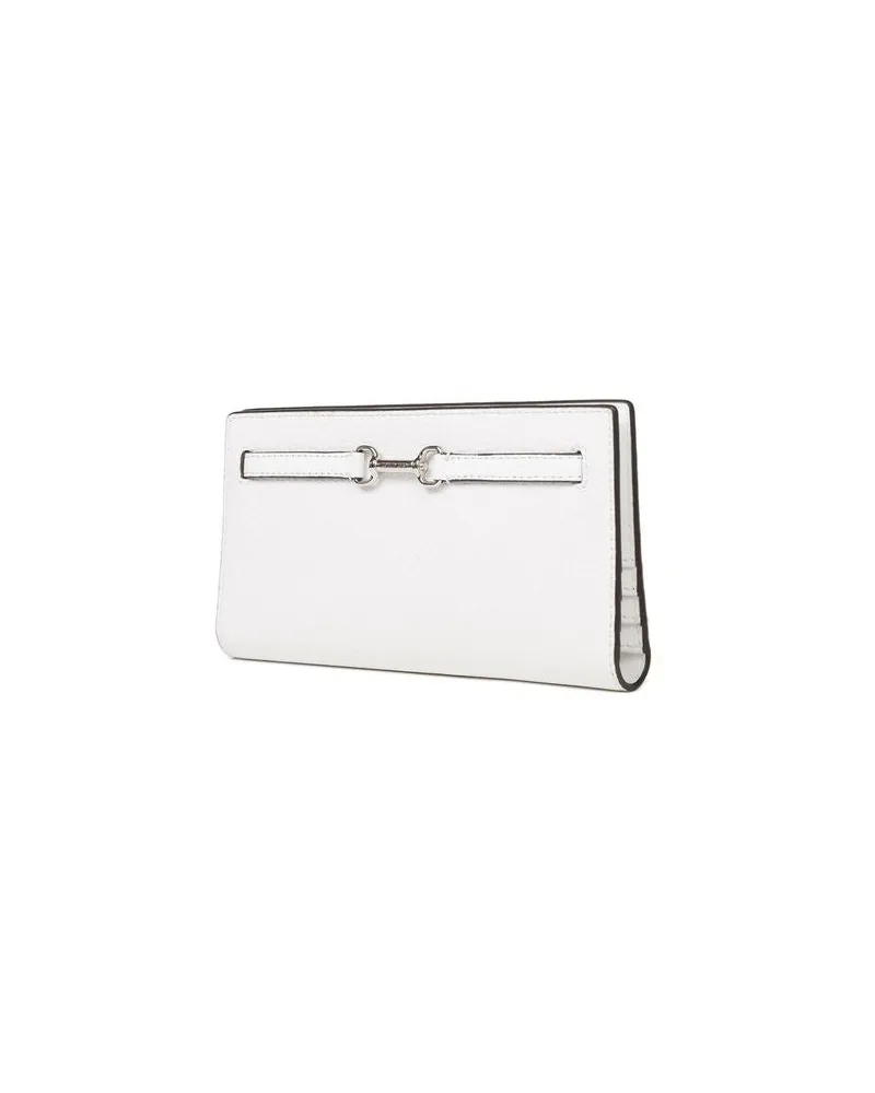 Michael Kors Carson Wallet — White White