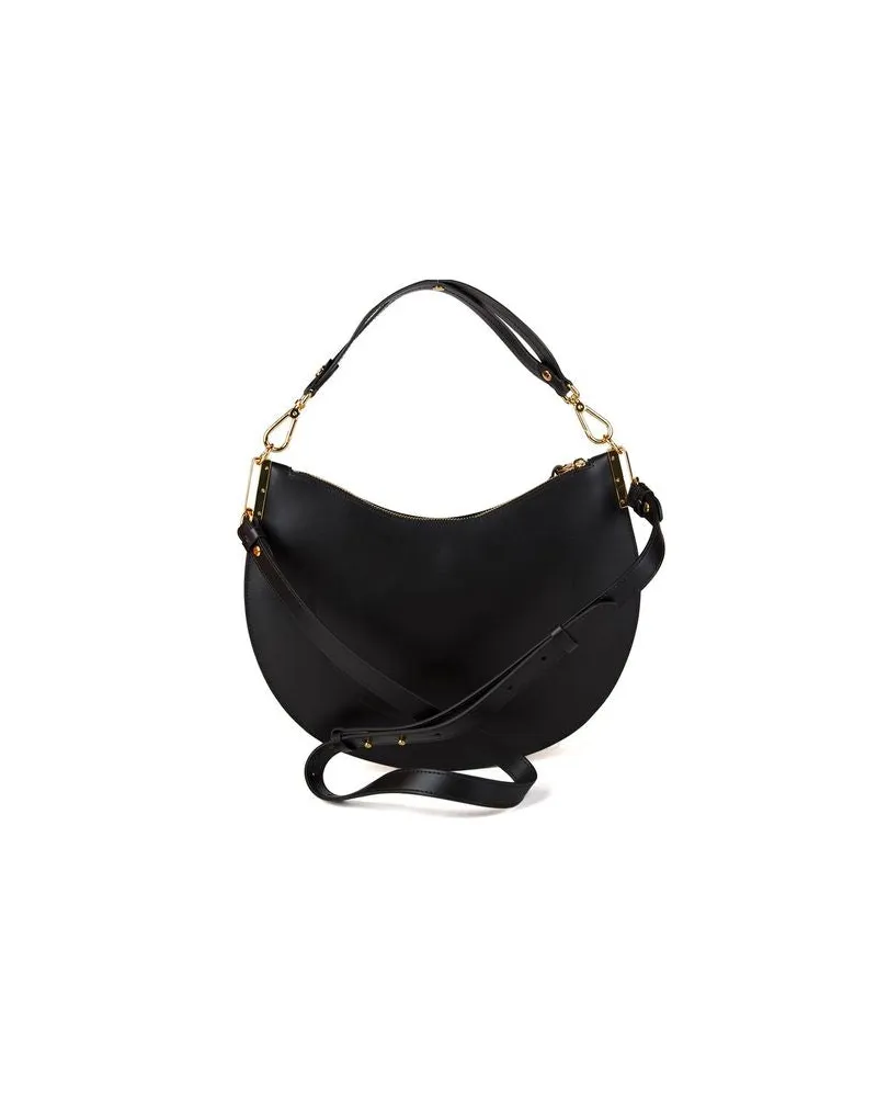 Coccinelle Women's Handbag Black Calf Split Bags - Handbags Black