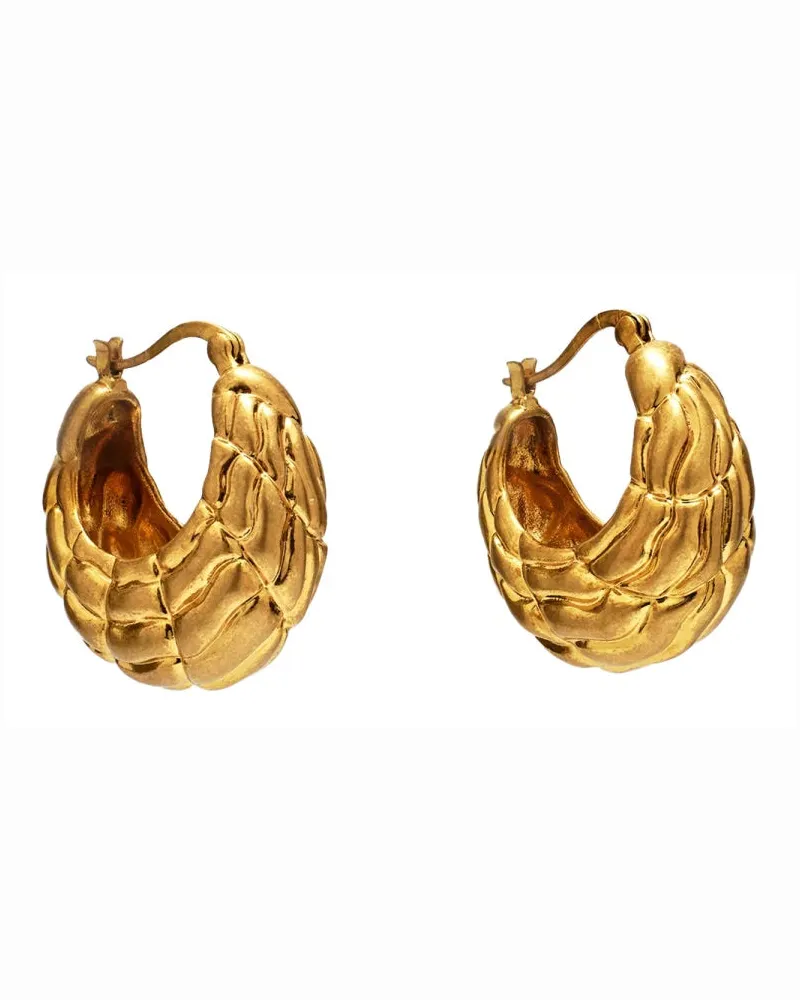 Cult Gaia Flour Earrings — Gold Gold