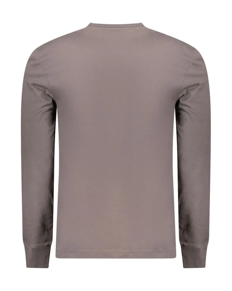 Timberland Long-Sleeved Cotton T-Shirt — Black Black