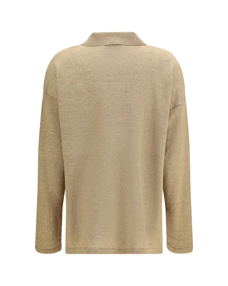 Max Mara Women's Beige Linen Cardigan Clothing Beige