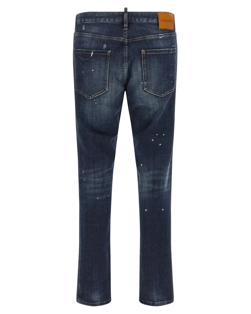 Dsquared2 Teddy Jeans — Dark Blue Dark