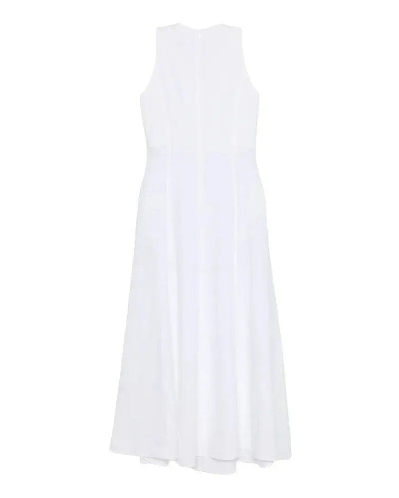 Eleventy Women's Sleeveless A-Line Dress Ss26 W White
