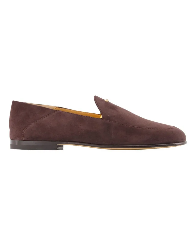 TOD'S Women's Leather Loafer Brown Goatskin Brown