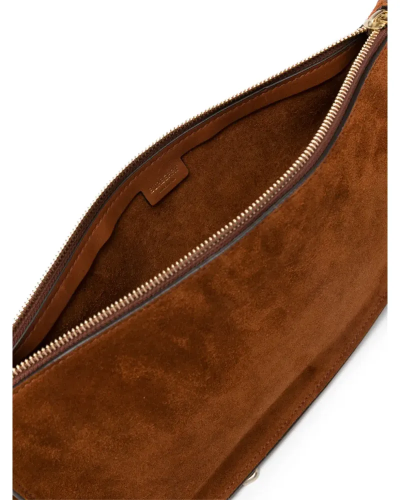 Burberry Women's Shield Sling Charm Shoulder Bag Brown Brown